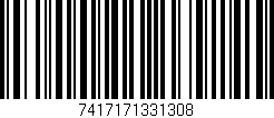 Código de barras (EAN, GTIN, SKU, ISBN): '7417171331308'