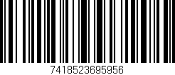 Código de barras (EAN, GTIN, SKU, ISBN): '7418523695956'