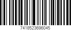 Código de barras (EAN, GTIN, SKU, ISBN): '7418523696045'