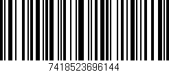 Código de barras (EAN, GTIN, SKU, ISBN): '7418523696144'