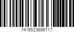 Código de barras (EAN, GTIN, SKU, ISBN): '7418523696717'