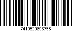 Código de barras (EAN, GTIN, SKU, ISBN): '7418523696755'