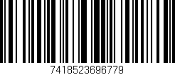 Código de barras (EAN, GTIN, SKU, ISBN): '7418523696779'