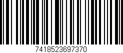 Código de barras (EAN, GTIN, SKU, ISBN): '7418523697370'