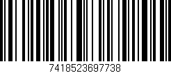 Código de barras (EAN, GTIN, SKU, ISBN): '7418523697738'