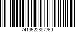 Código de barras (EAN, GTIN, SKU, ISBN): '7418523697769'