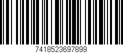 Código de barras (EAN, GTIN, SKU, ISBN): '7418523697899'