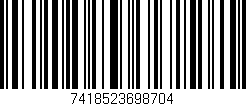 Código de barras (EAN, GTIN, SKU, ISBN): '7418523698704'
