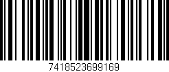 Código de barras (EAN, GTIN, SKU, ISBN): '7418523699169'