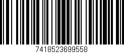 Código de barras (EAN, GTIN, SKU, ISBN): '7418523699558'
