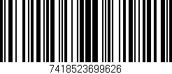Código de barras (EAN, GTIN, SKU, ISBN): '7418523699626'