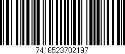 Código de barras (EAN, GTIN, SKU, ISBN): '7418523702197'