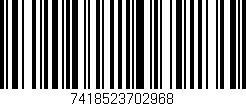 Código de barras (EAN, GTIN, SKU, ISBN): '7418523702968'