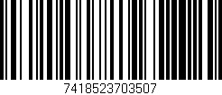 Código de barras (EAN, GTIN, SKU, ISBN): '7418523703507'