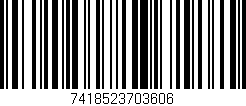 Código de barras (EAN, GTIN, SKU, ISBN): '7418523703606'