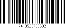 Código de barras (EAN, GTIN, SKU, ISBN): '7418523703682'