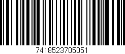 Código de barras (EAN, GTIN, SKU, ISBN): '7418523705051'