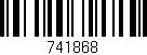 Código de barras (EAN, GTIN, SKU, ISBN): '741868'