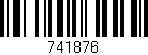 Código de barras (EAN, GTIN, SKU, ISBN): '741876'