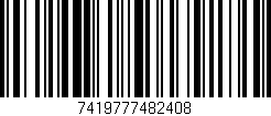 Código de barras (EAN, GTIN, SKU, ISBN): '7419777482408'