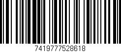 Código de barras (EAN, GTIN, SKU, ISBN): '7419777528618'