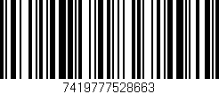 Código de barras (EAN, GTIN, SKU, ISBN): '7419777528663'