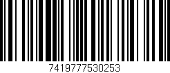Código de barras (EAN, GTIN, SKU, ISBN): '7419777530253'