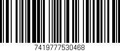 Código de barras (EAN, GTIN, SKU, ISBN): '7419777530468'