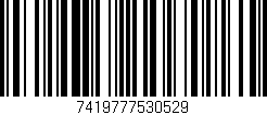 Código de barras (EAN, GTIN, SKU, ISBN): '7419777530529'