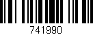 Código de barras (EAN, GTIN, SKU, ISBN): '741990'