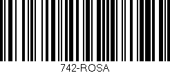 Código de barras (EAN, GTIN, SKU, ISBN): '742-ROSA'