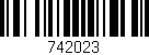 Código de barras (EAN, GTIN, SKU, ISBN): '742023'