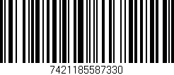Código de barras (EAN, GTIN, SKU, ISBN): '7421185587330'