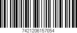 Código de barras (EAN, GTIN, SKU, ISBN): '7421206157054'
