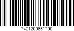 Código de barras (EAN, GTIN, SKU, ISBN): '7421208661788'