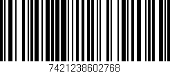 Código de barras (EAN, GTIN, SKU, ISBN): '7421238602768'