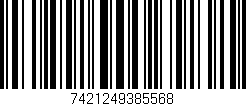 Código de barras (EAN, GTIN, SKU, ISBN): '7421249385568'