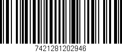 Código de barras (EAN, GTIN, SKU, ISBN): '7421281202946'