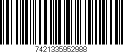Código de barras (EAN, GTIN, SKU, ISBN): '7421335952988'