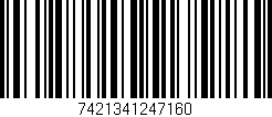 Código de barras (EAN, GTIN, SKU, ISBN): '7421341247160'