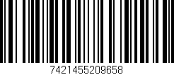 Código de barras (EAN, GTIN, SKU, ISBN): '7421455209658'
