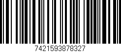 Código de barras (EAN, GTIN, SKU, ISBN): '7421593878327'