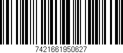 Código de barras (EAN, GTIN, SKU, ISBN): '7421661950627'
