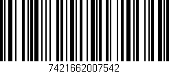 Código de barras (EAN, GTIN, SKU, ISBN): '7421662007542'