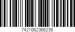 Código de barras (EAN, GTIN, SKU, ISBN): '7421662366236'