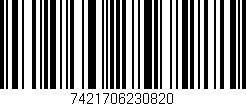 Código de barras (EAN, GTIN, SKU, ISBN): '7421706230820'