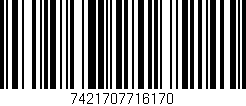 Código de barras (EAN, GTIN, SKU, ISBN): '7421707716170'
