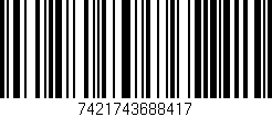 Código de barras (EAN, GTIN, SKU, ISBN): '7421743688417'