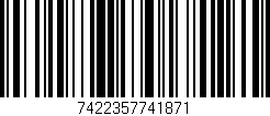 Código de barras (EAN, GTIN, SKU, ISBN): '7422357741871'