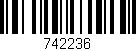 Código de barras (EAN, GTIN, SKU, ISBN): '742236'